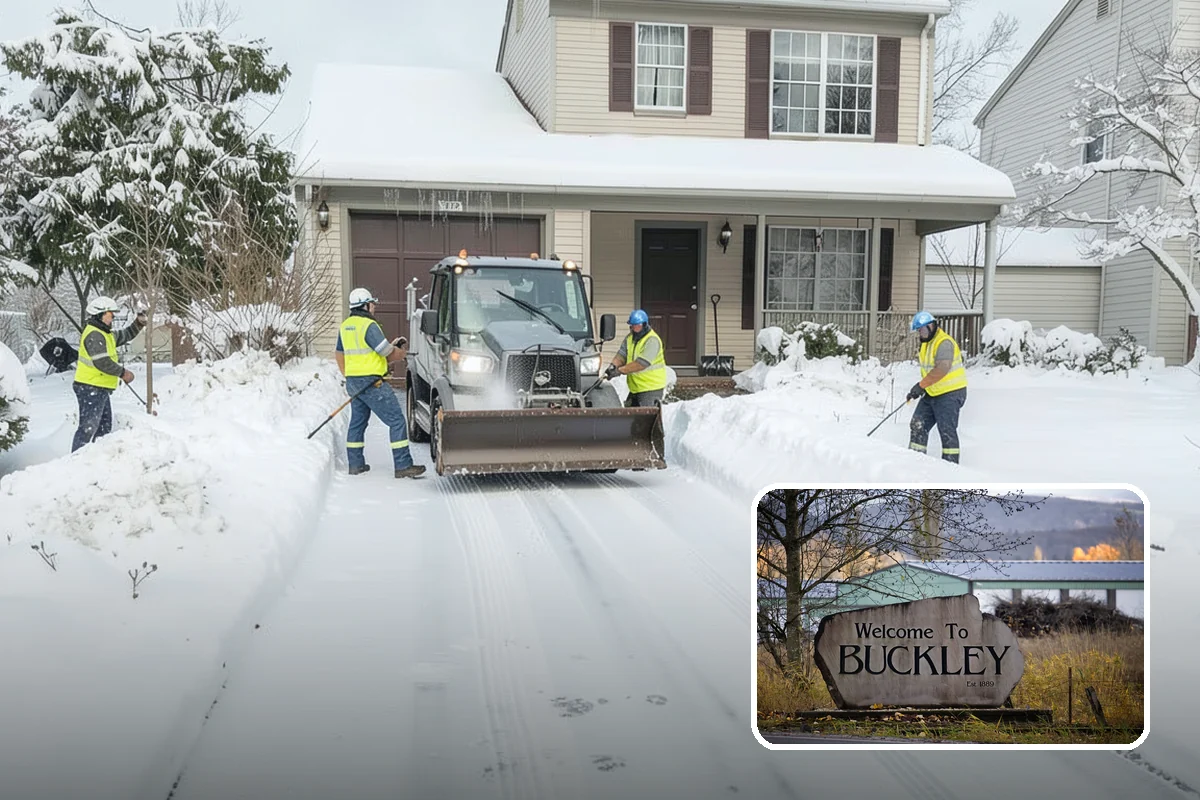 Ice Storm Response in Buckley, Pierce County, WA - Fast dispatch during active glazing conditions when traction disappears