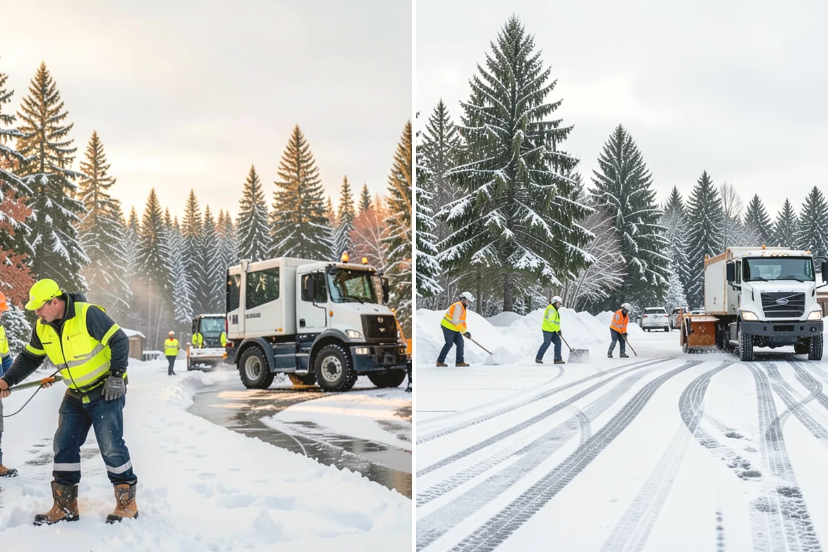 Ice Storm Response in Burlington, Skagit County, WA - Monitor National Weather Service ice-accretion forecasts and stage crews before onset