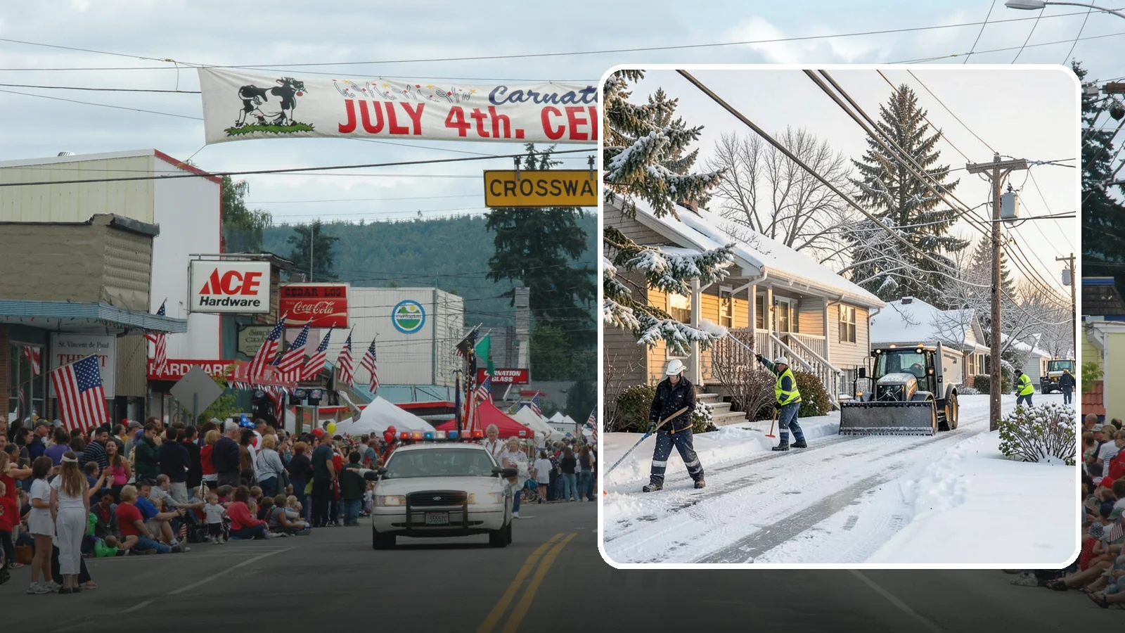 Ice Storm Response in Carnation, King County, WA - We mobilize fast when a Western Washington ice storm glazes your property in a hard, hazardous shell.
