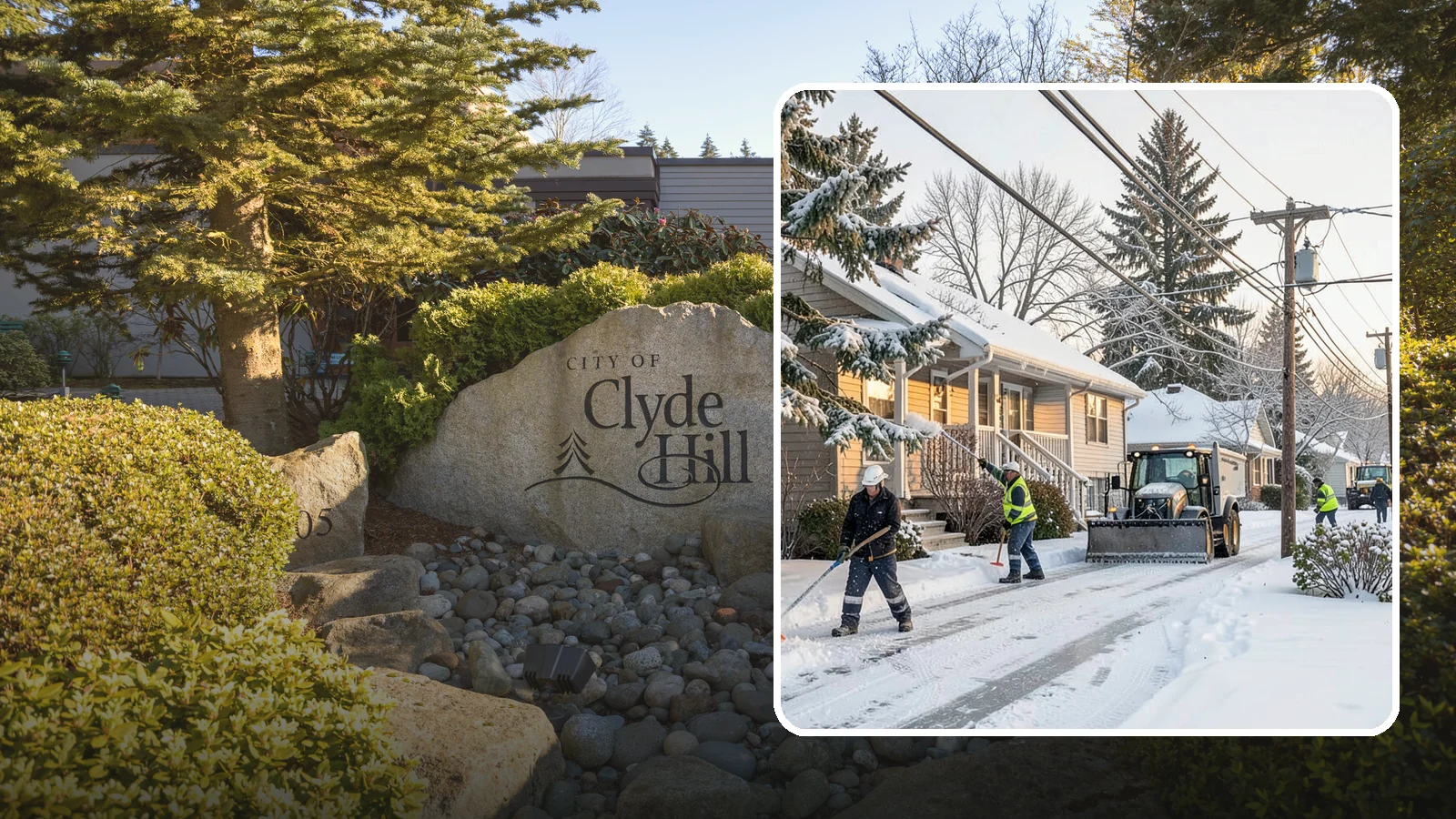 Ice Storm Response in Clyde Hill, King County, WA - We mobilize fast when a Western Washington ice storm glazes your property in a hard, hazardous shell.