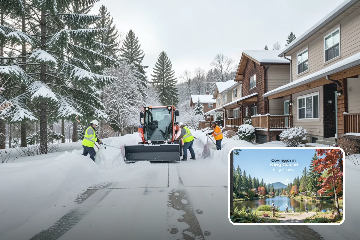 Ice Storm Response in Covington, King County, WA - Fast dispatch during active glazing conditions when traction disappears