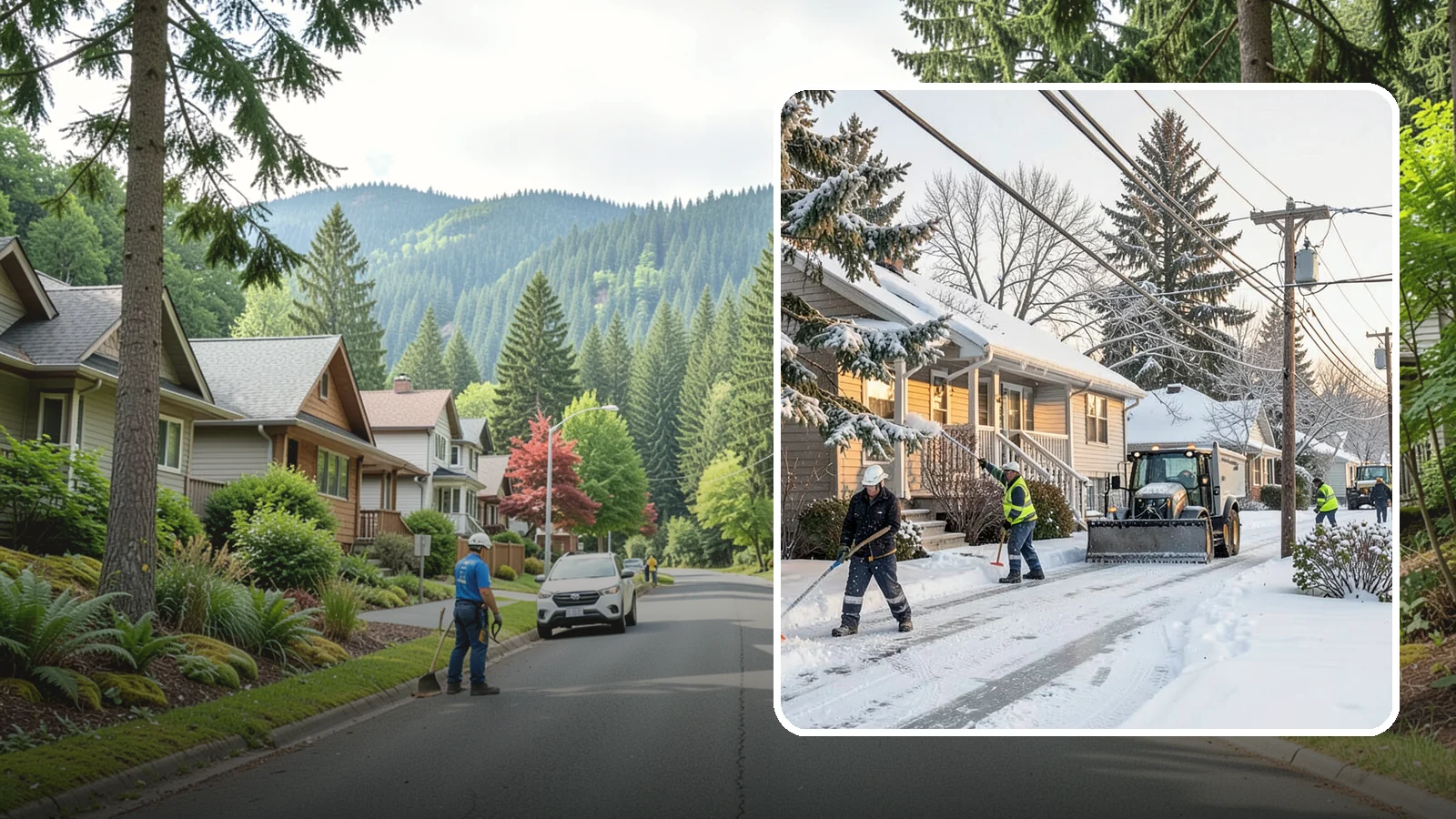 Ice Storm Response in Darrington, Snohomish County, WA - We mobilize fast when a Western Washington ice storm glazes your property in a hard, hazardous shell.