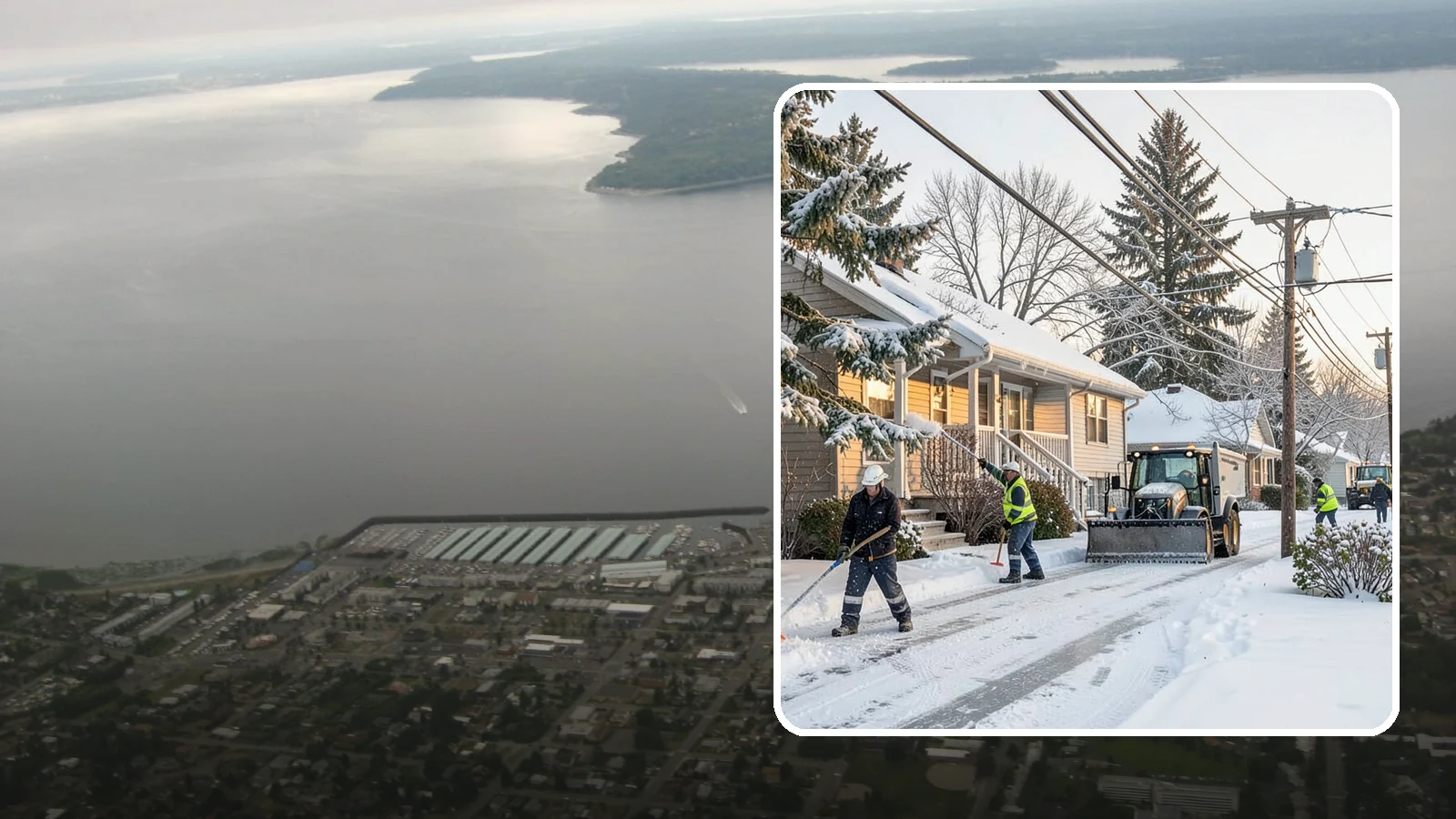 Ice Storm Response in Des Moines, King County, WA - We mobilize fast when a Western Washington ice storm glazes your property in a hard, hazardous shell.