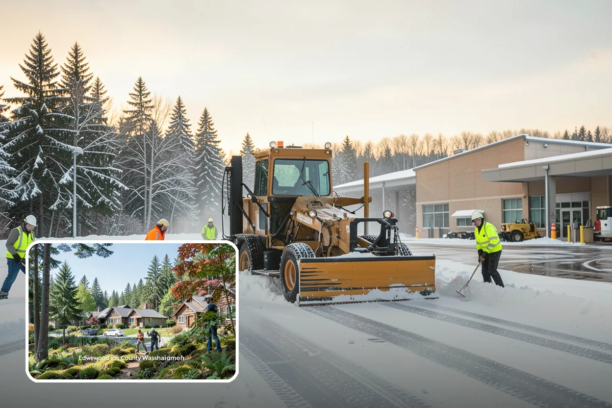 Ice Storm Response in Edgewood, Pierce County, WA - Fast dispatch during active glazing conditions when traction disappears