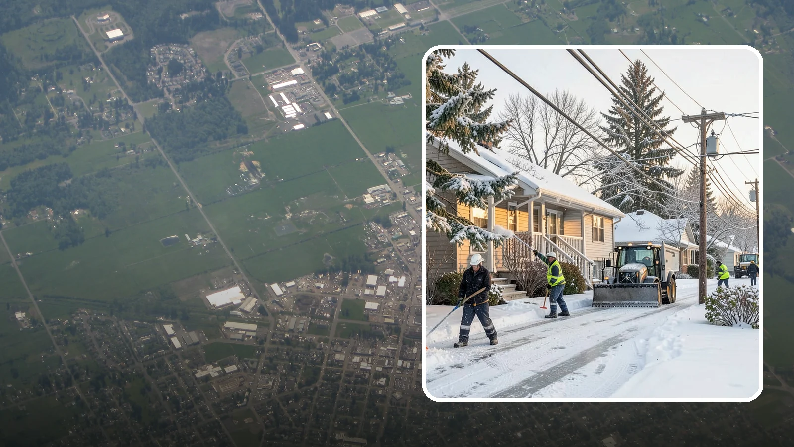 Ice Storm Response in Enumclaw, King County, WA - We mobilize fast when a Western Washington ice storm glazes your property in a hard, hazardous shell.