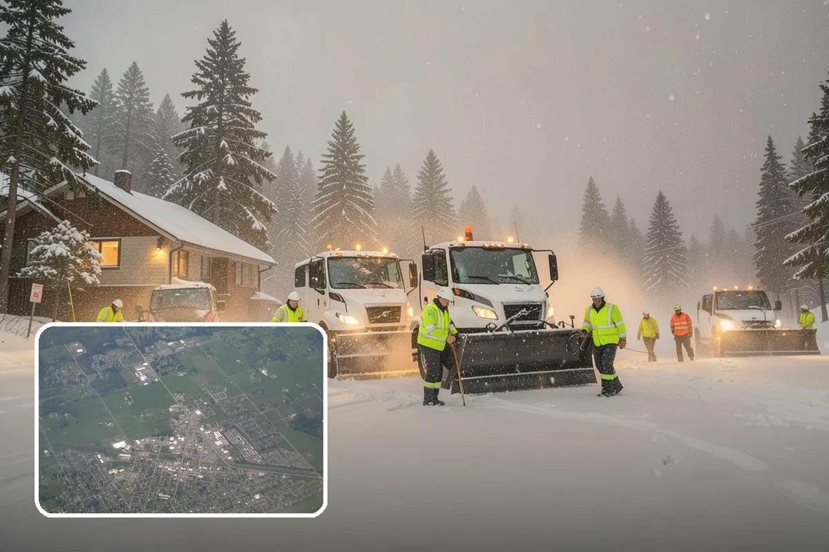 Ice Storm Response in Enumclaw, King County, WA - Fast dispatch during active glazing conditions when traction disappears