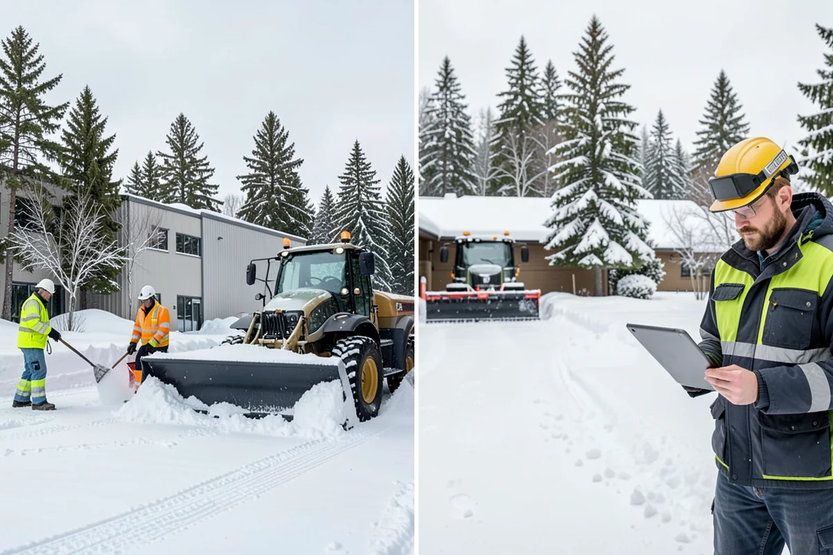 Ice Storm Response in Enumclaw, King County, WA - Monitor National Weather Service ice-accretion forecasts and stage crews before onset