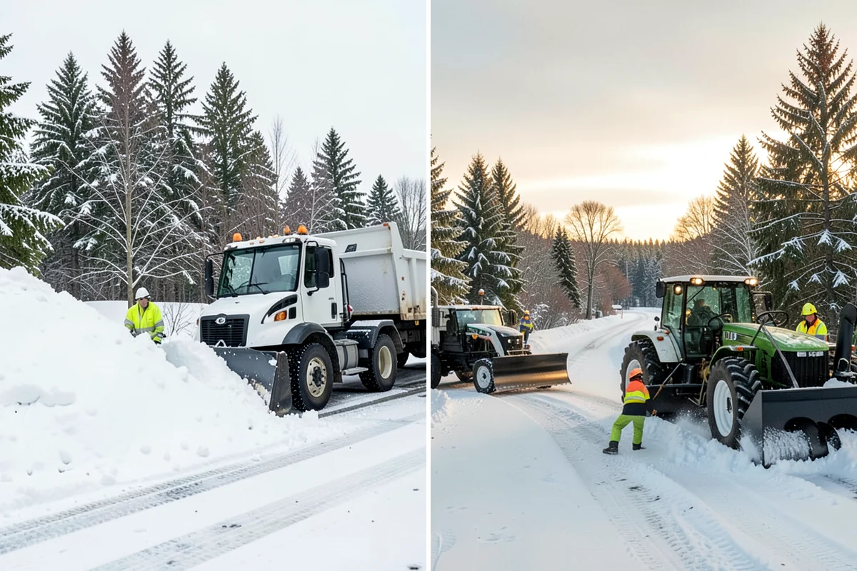 Ice Storm Response in Everett, Snohomish County, WA - Monitor National Weather Service ice-accretion forecasts and stage crews before onset