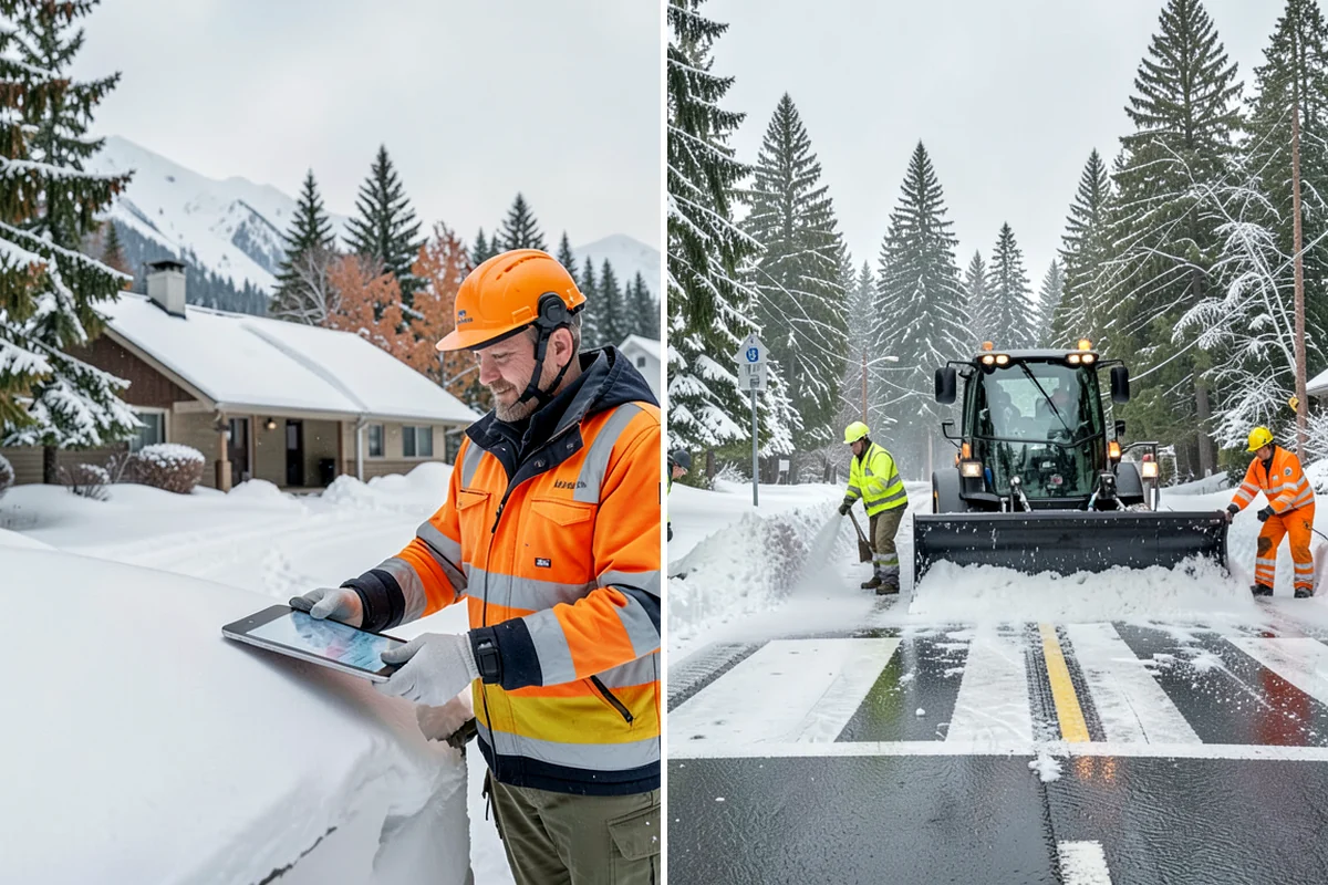 Ice Storm Response in Fircrest, Pierce County, WA - Monitor National Weather Service ice-accretion forecasts and stage crews before onset