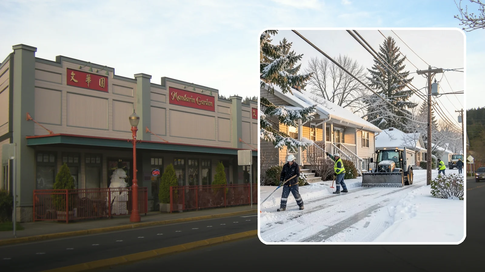 Ice Storm Response in Issaquah, King County, WA - We mobilize fast when a Western Washington ice storm glazes your property in a hard, hazardous shell.