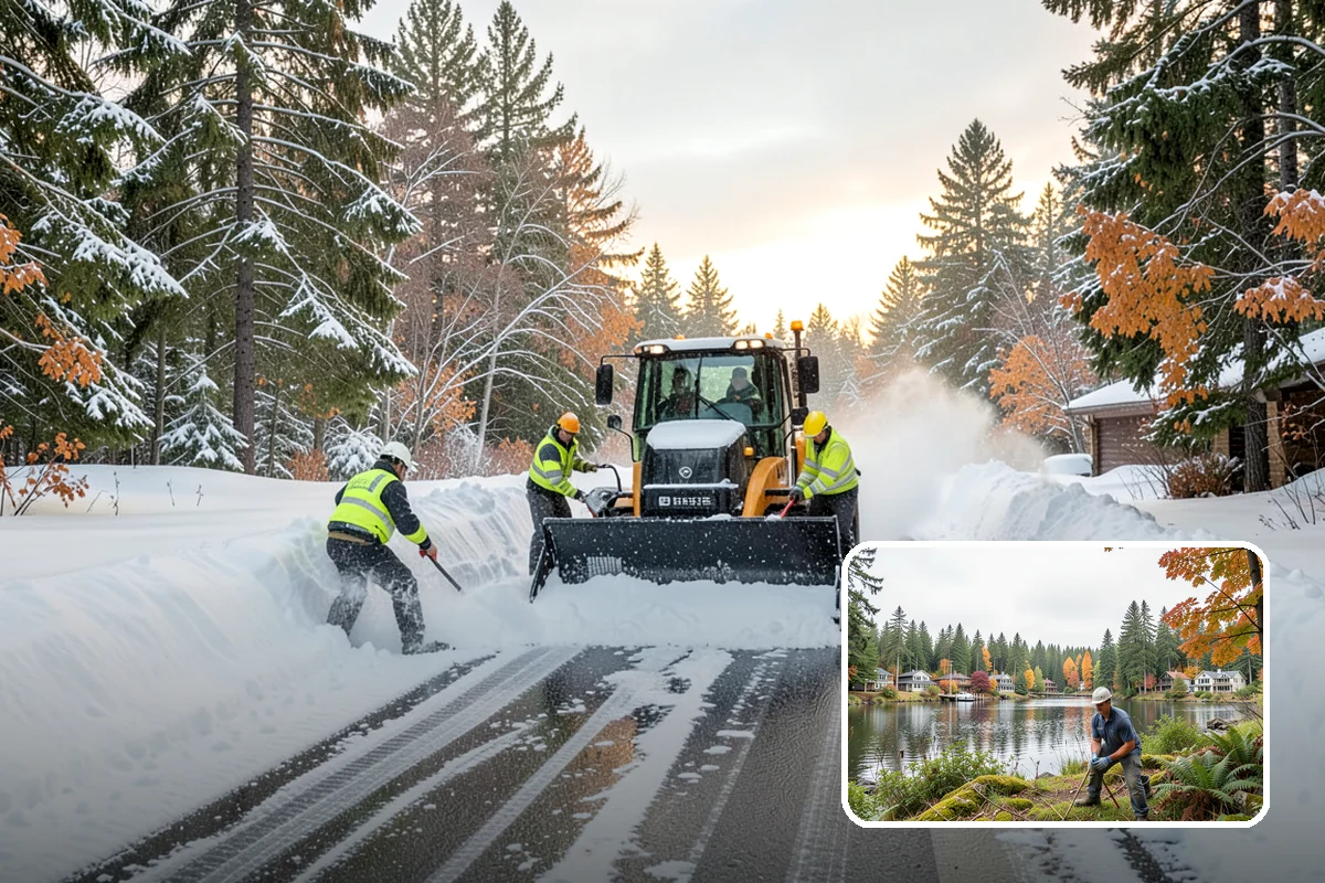 Ice Storm Response in La Conner, Skagit County, WA - Fast dispatch during active glazing conditions when traction disappears