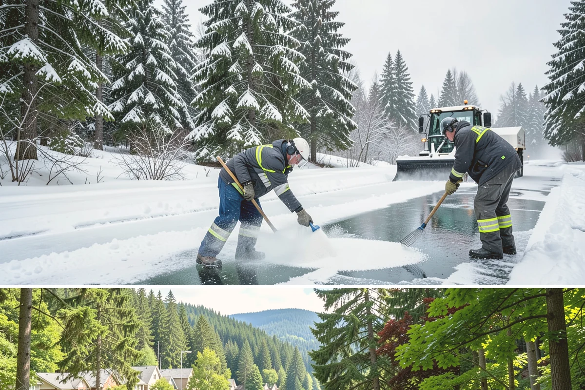 Ice Storm Response in Lake Forest Park, King County, WA - Ice storm response is most in demand from late November through February when Fraser outflow winds meet incoming Pacific moisture...