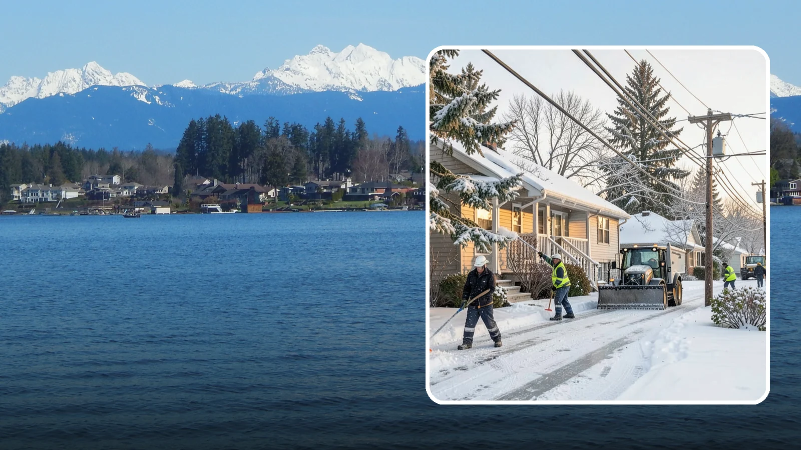 Ice Storm Response in Lake Stevens, Snohomish County, WA - We mobilize fast when a Western Washington ice storm glazes your property in a hard, hazardous shell.