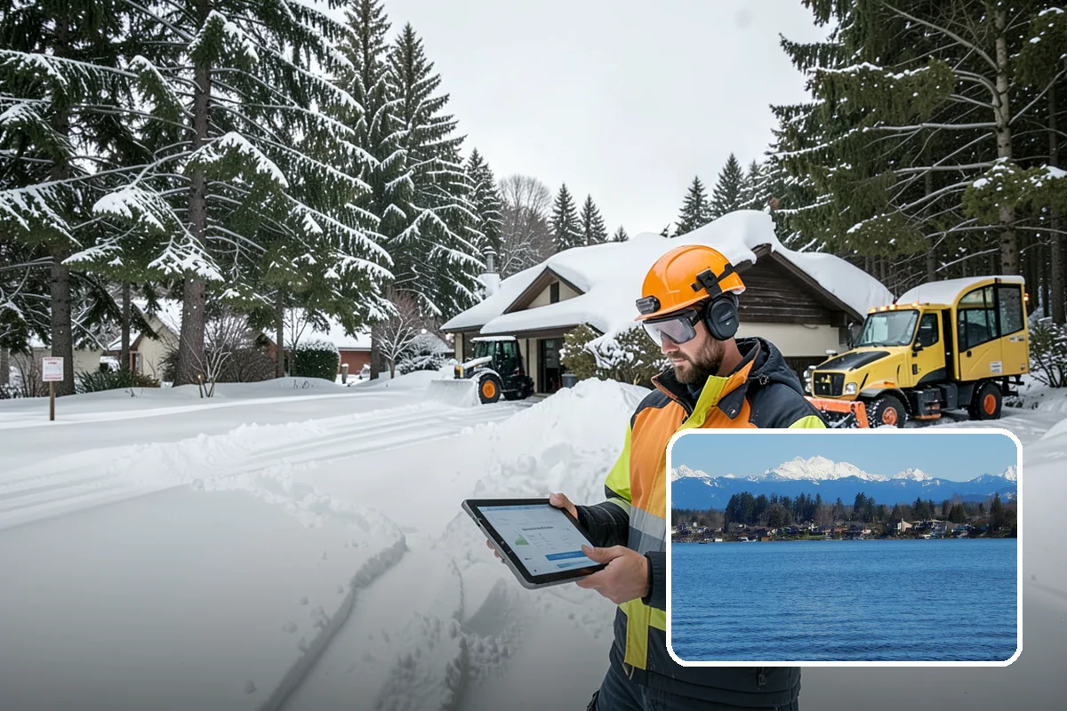 Ice Storm Response in Lake Stevens, Snohomish County, WA - Fast dispatch during active glazing conditions when traction disappears