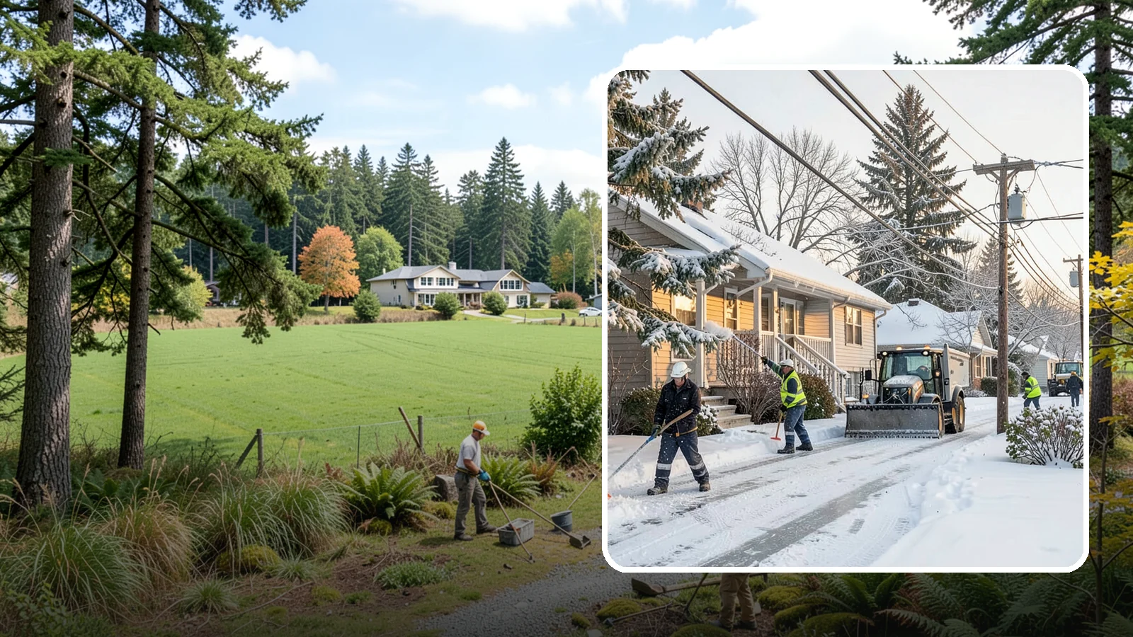Ice Storm Response in Lyman, Skagit County, WA - We mobilize fast when a Western Washington ice storm glazes your property in a hard, hazardous shell.