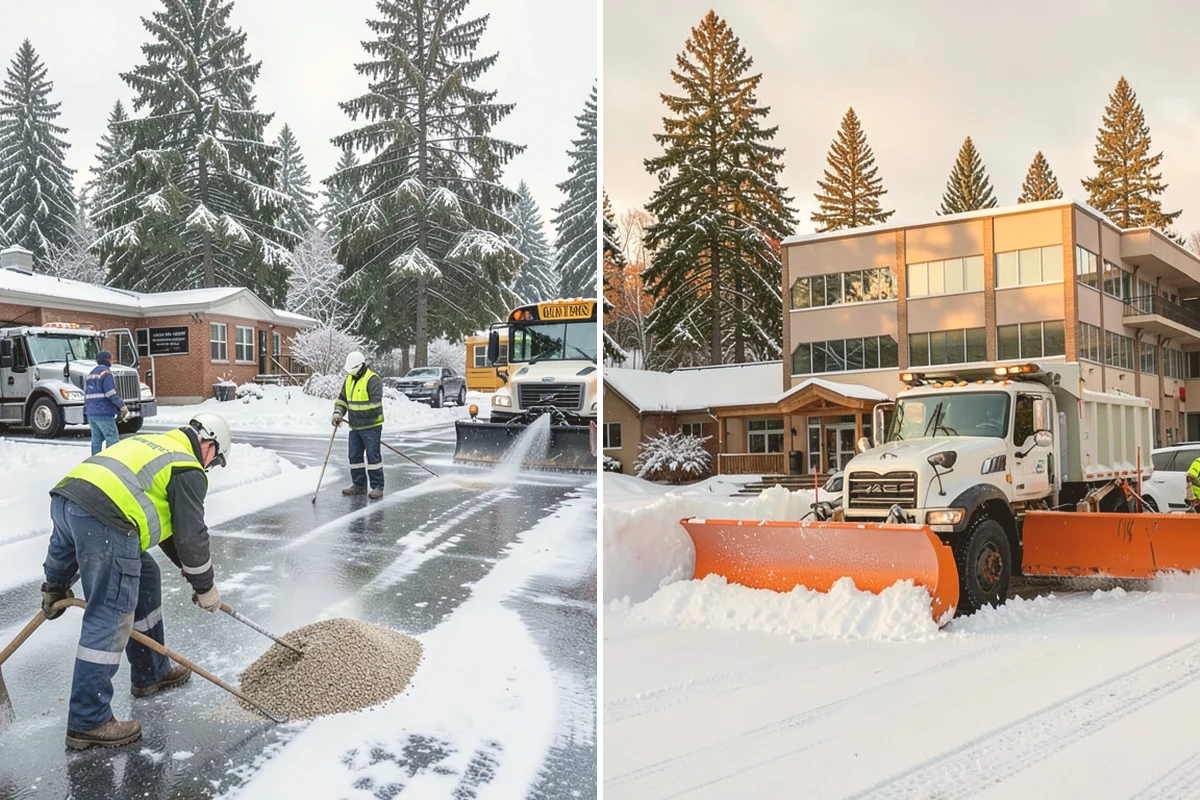 Ice Storm Response in Lynnwood, Snohomish County, WA - Monitor National Weather Service ice-accretion forecasts and stage crews before onset