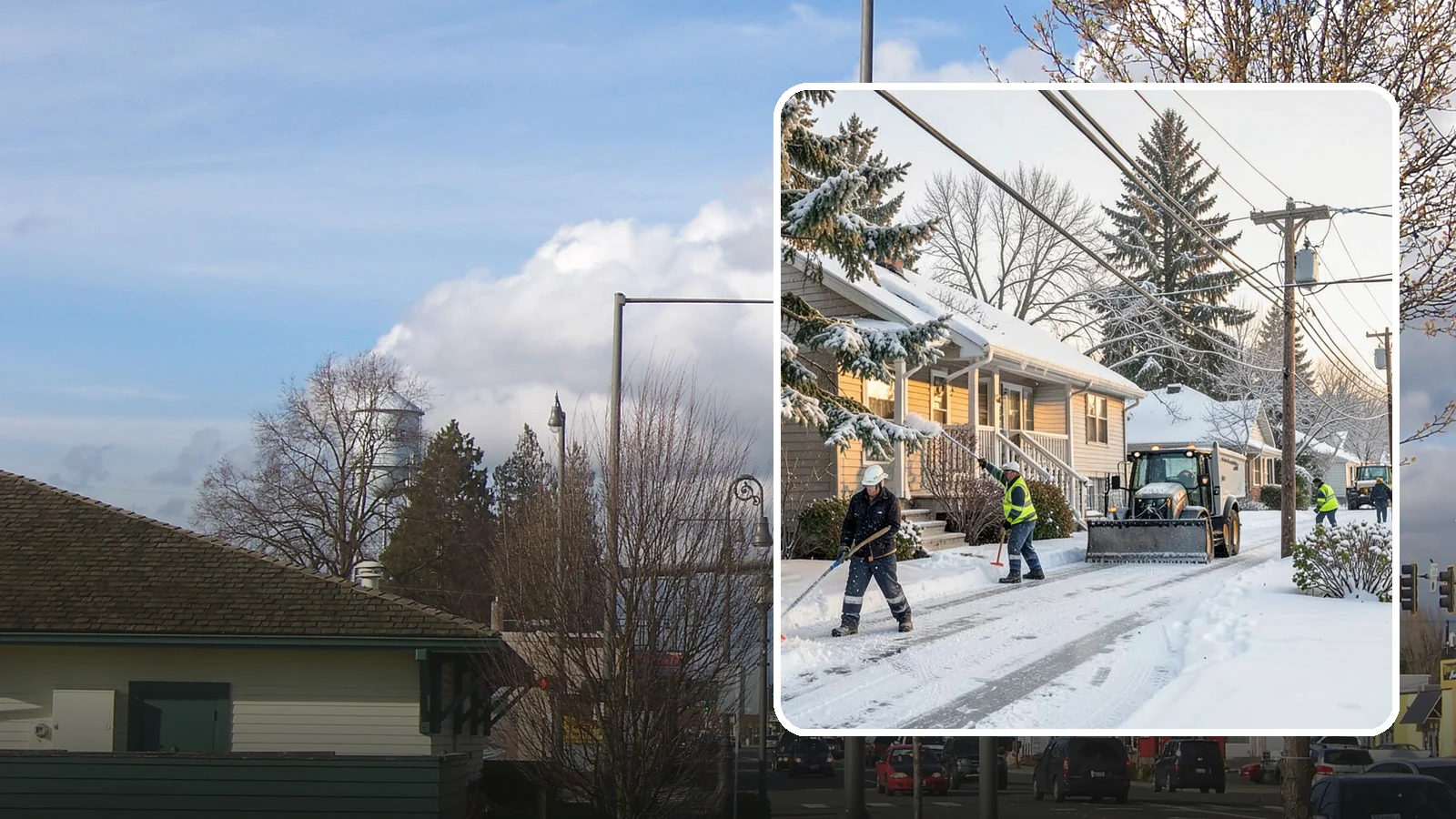 Ice Storm Response in Marysville, Snohomish County, WA - We mobilize fast when a Western Washington ice storm glazes your property in a hard, hazardous shell.