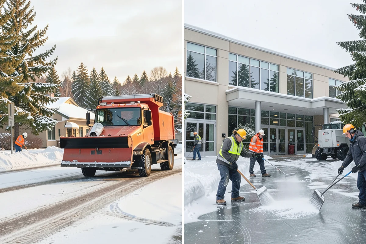 Ice Storm Response in Marysville, Snohomish County, WA - Monitor National Weather Service ice-accretion forecasts and stage crews before onset