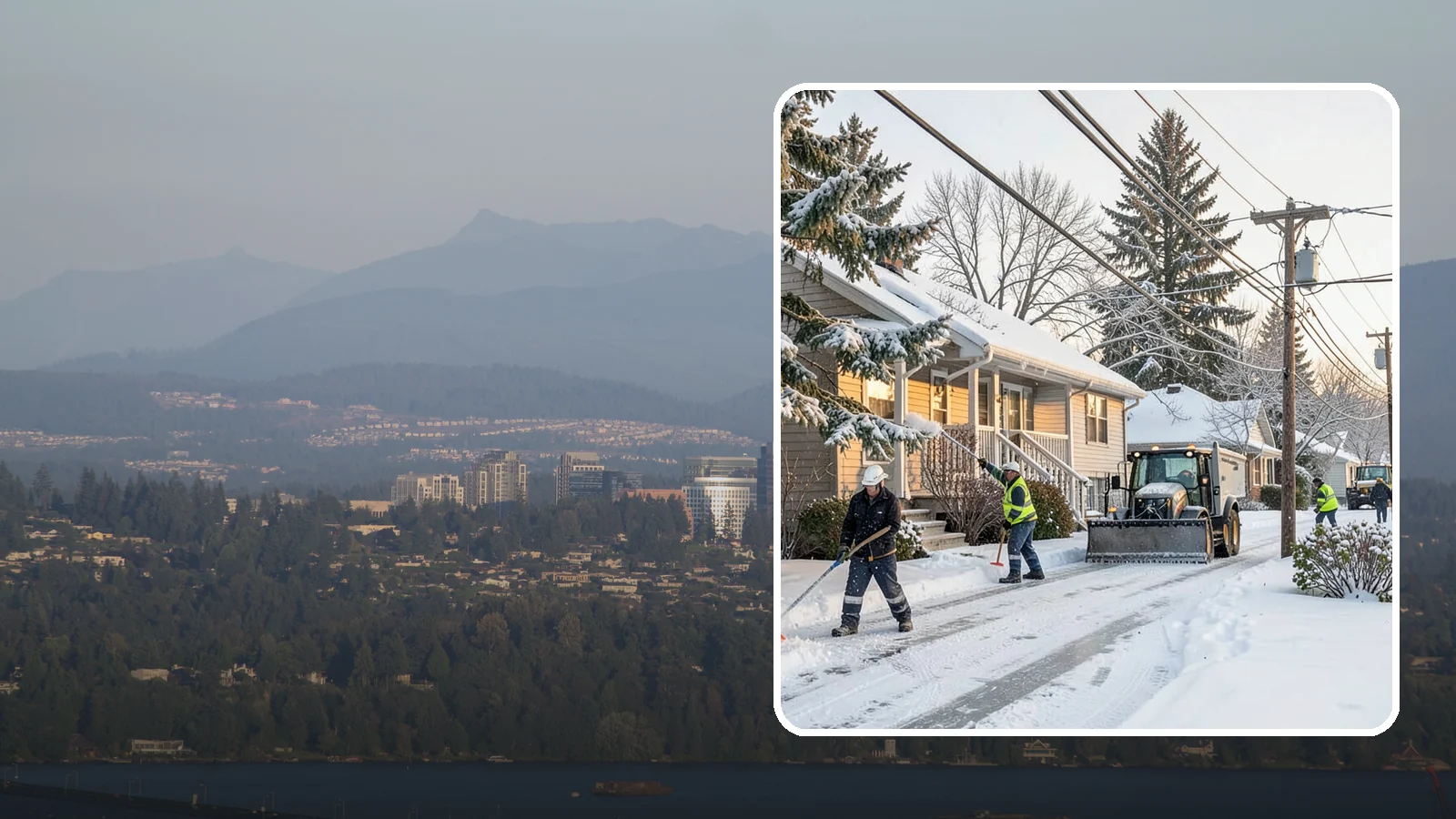 Ice Storm Response in Medina, King County, WA - We mobilize fast when a Western Washington ice storm glazes your property in a hard, hazardous shell.