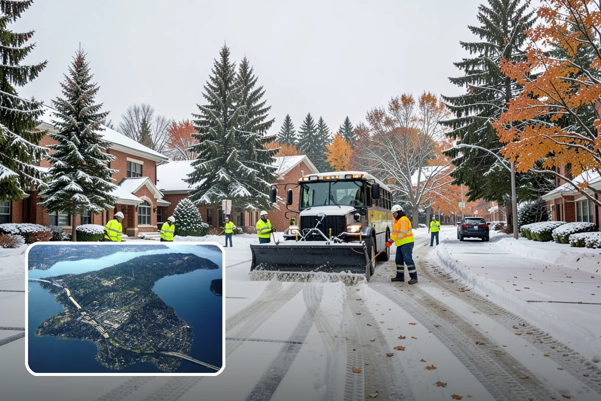 Ice Storm Response in Mercer Island, King County, WA - Fast dispatch during active glazing conditions when traction disappears