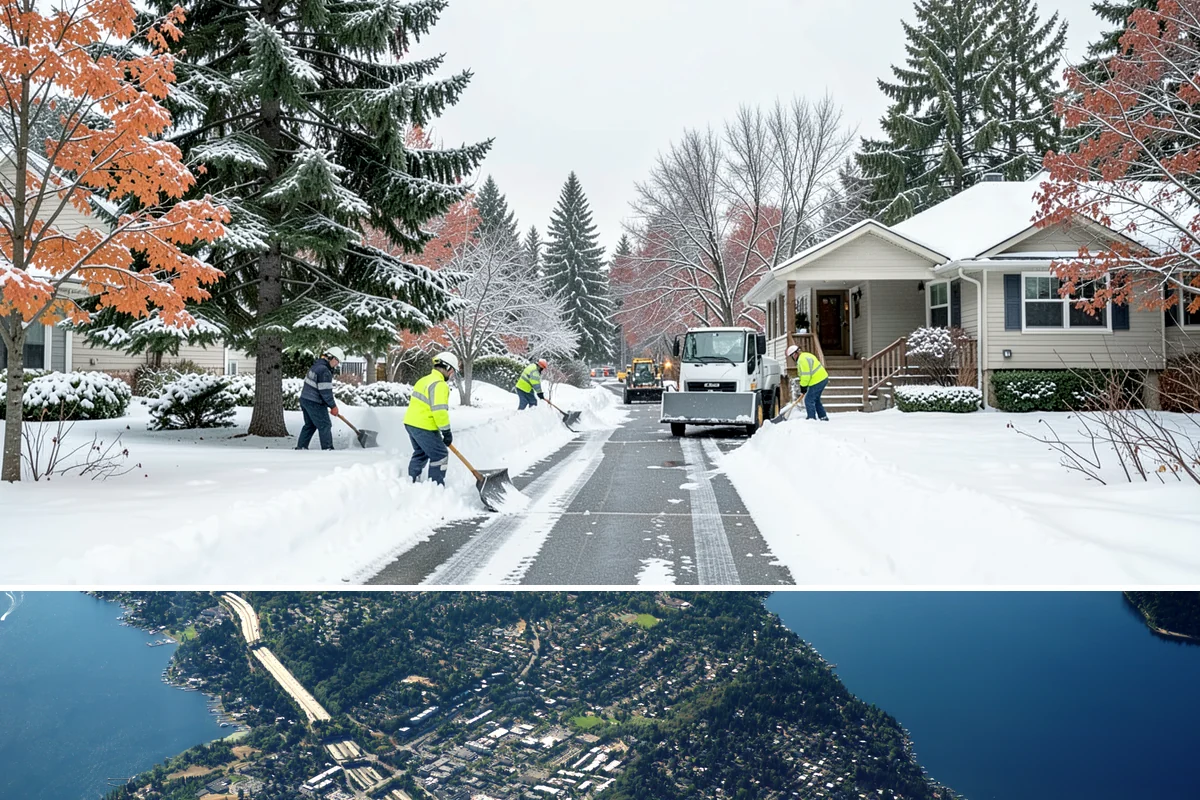 Ice Storm Response in Mercer Island, King County, WA - Ice storm response is most in demand from late November through February when Fraser outflow winds meet incoming Pacific moisture...