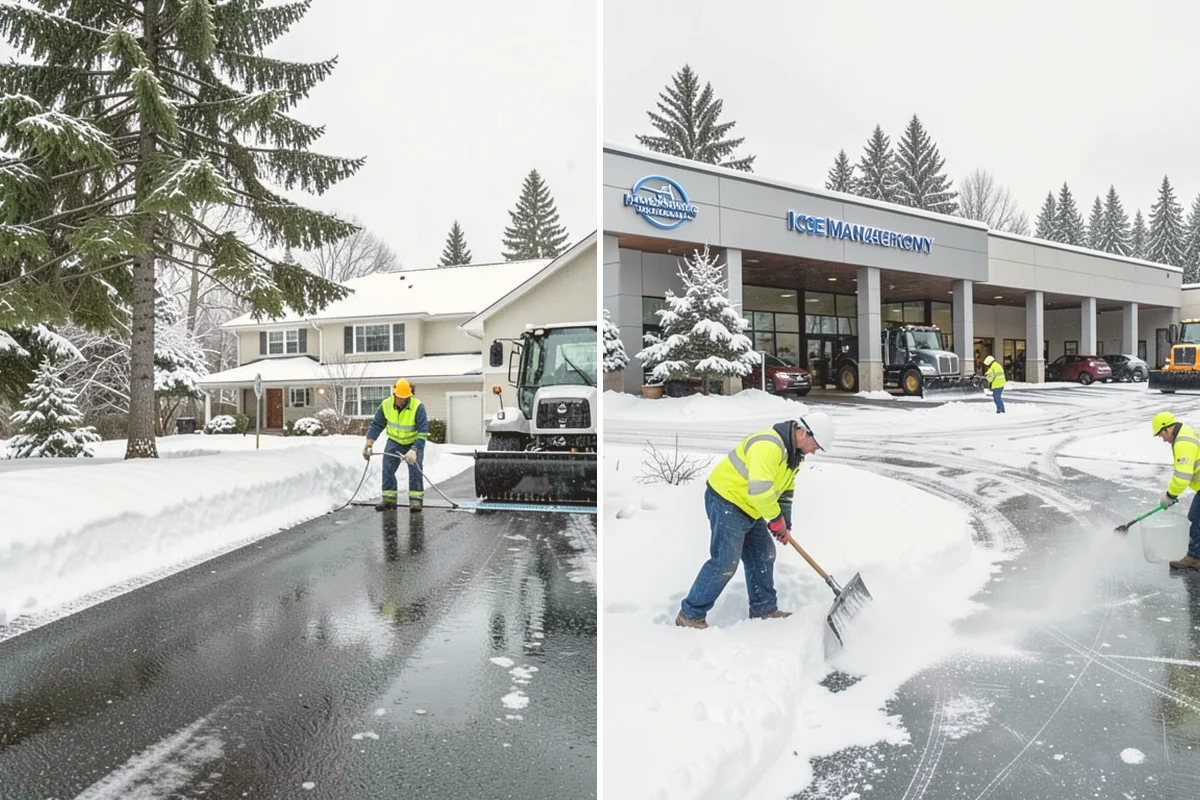 Ice Storm Response in Milton, King County, WA - Monitor National Weather Service ice-accretion forecasts and stage crews before onset