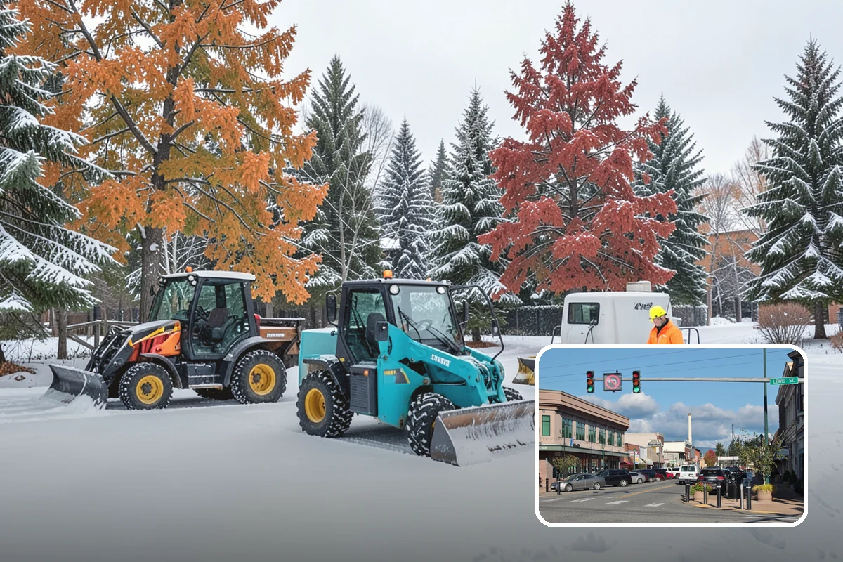 Ice Storm Response in Monroe, Snohomish County, WA - Fast dispatch during active glazing conditions when traction disappears