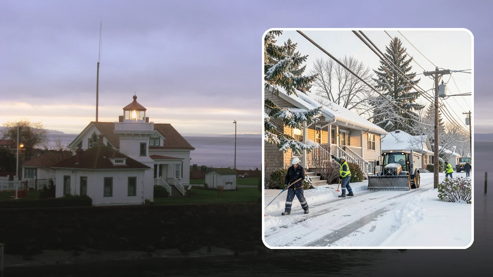 Ice Storm Response in Mukilteo, Snohomish County, WA - We mobilize fast when a Western Washington ice storm glazes your property in a hard, hazardous shell.