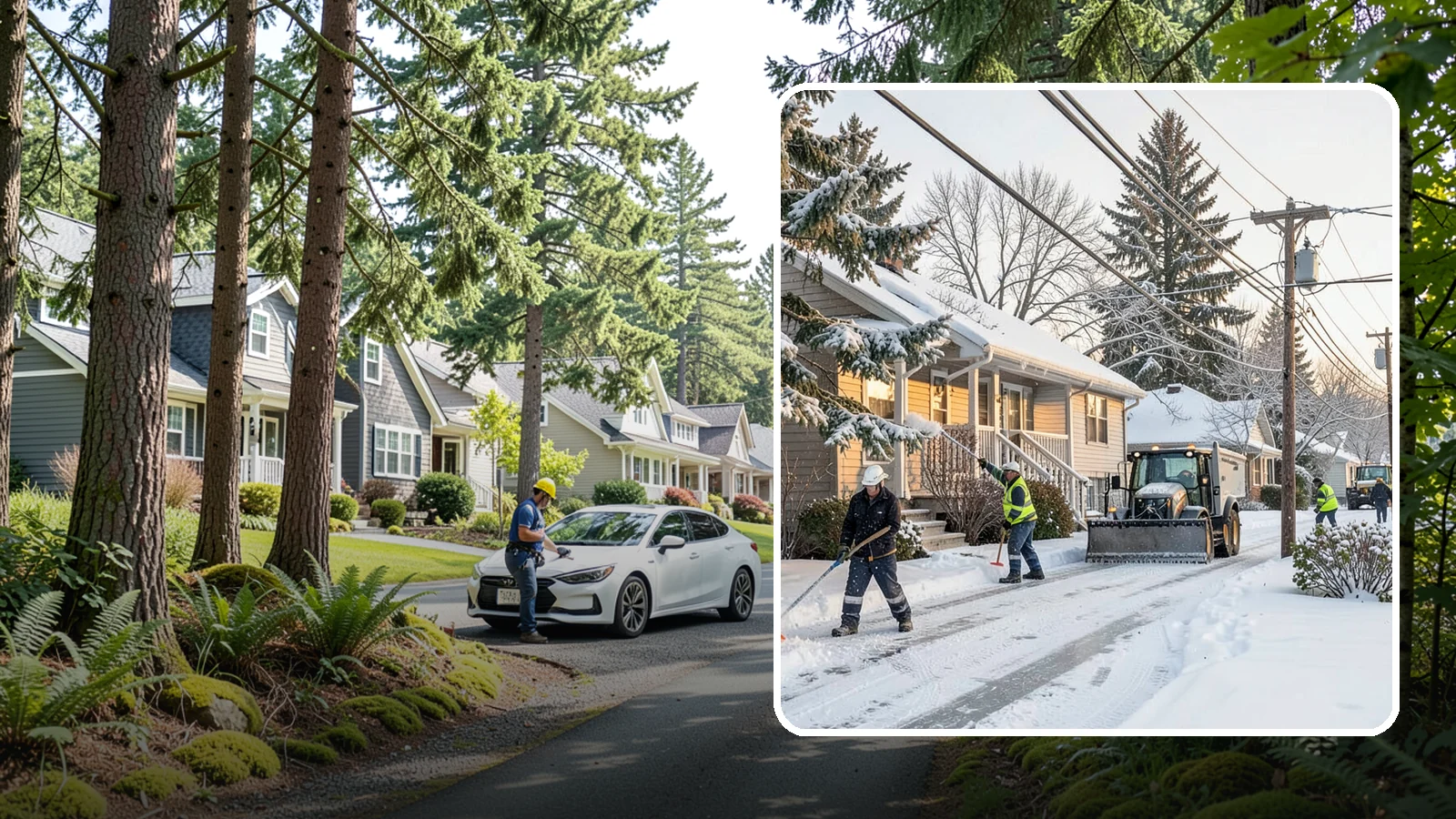 Ice Storm Response in Normandy Park, King County, WA - We mobilize fast when a Western Washington ice storm glazes your property in a hard, hazardous shell.