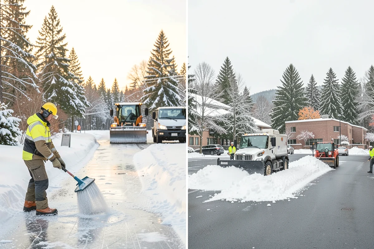 Ice Storm Response in North Bend, King County, WA - Monitor National Weather Service ice-accretion forecasts and stage crews before onset