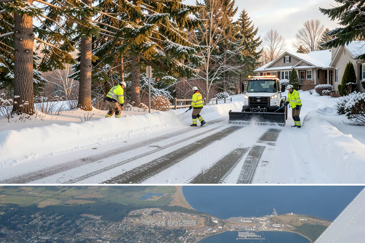 Ice Storm Response in Oak Harbor, Island County, WA - Ice storm response is most in demand from late November through February when Fraser outflow winds meet incoming Pacific moisture...