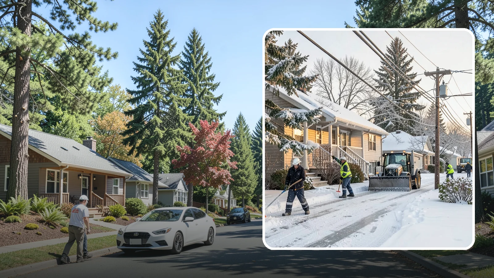 Ice Storm Response in Orting, Pierce County, WA - We mobilize fast when a Western Washington ice storm glazes your property in a hard, hazardous shell.