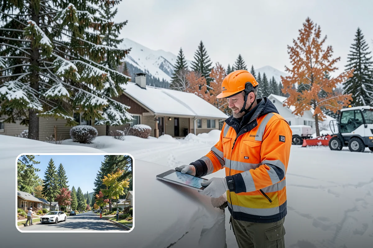Ice Storm Response in Orting, Pierce County, WA - Fast dispatch during active glazing conditions when traction disappears