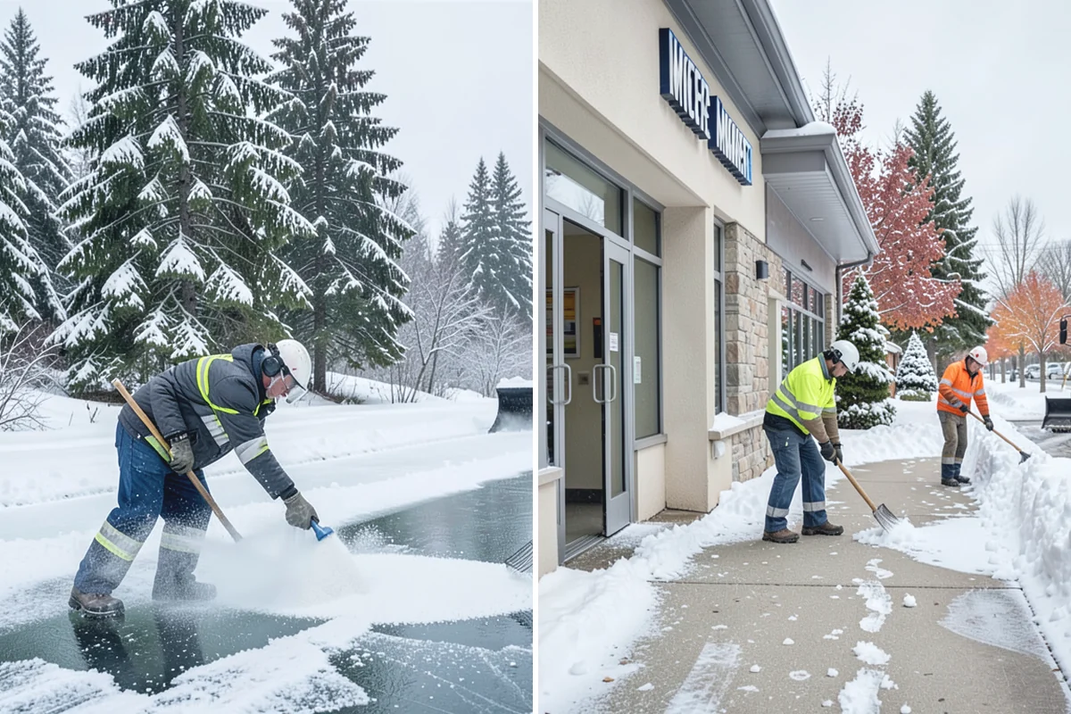 Ice Storm Response in Renton, King County, WA - Monitor National Weather Service ice-accretion forecasts and stage crews before onset
