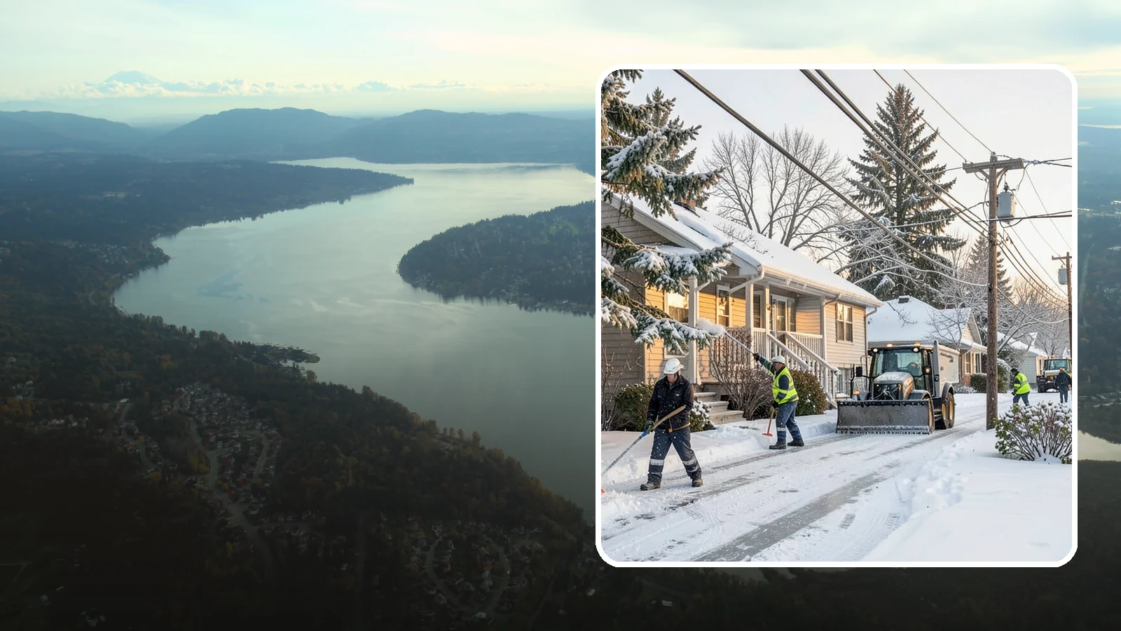 Ice Storm Response in Sammamish, King County, WA - We mobilize fast when a Western Washington ice storm glazes your property in a hard, hazardous shell.