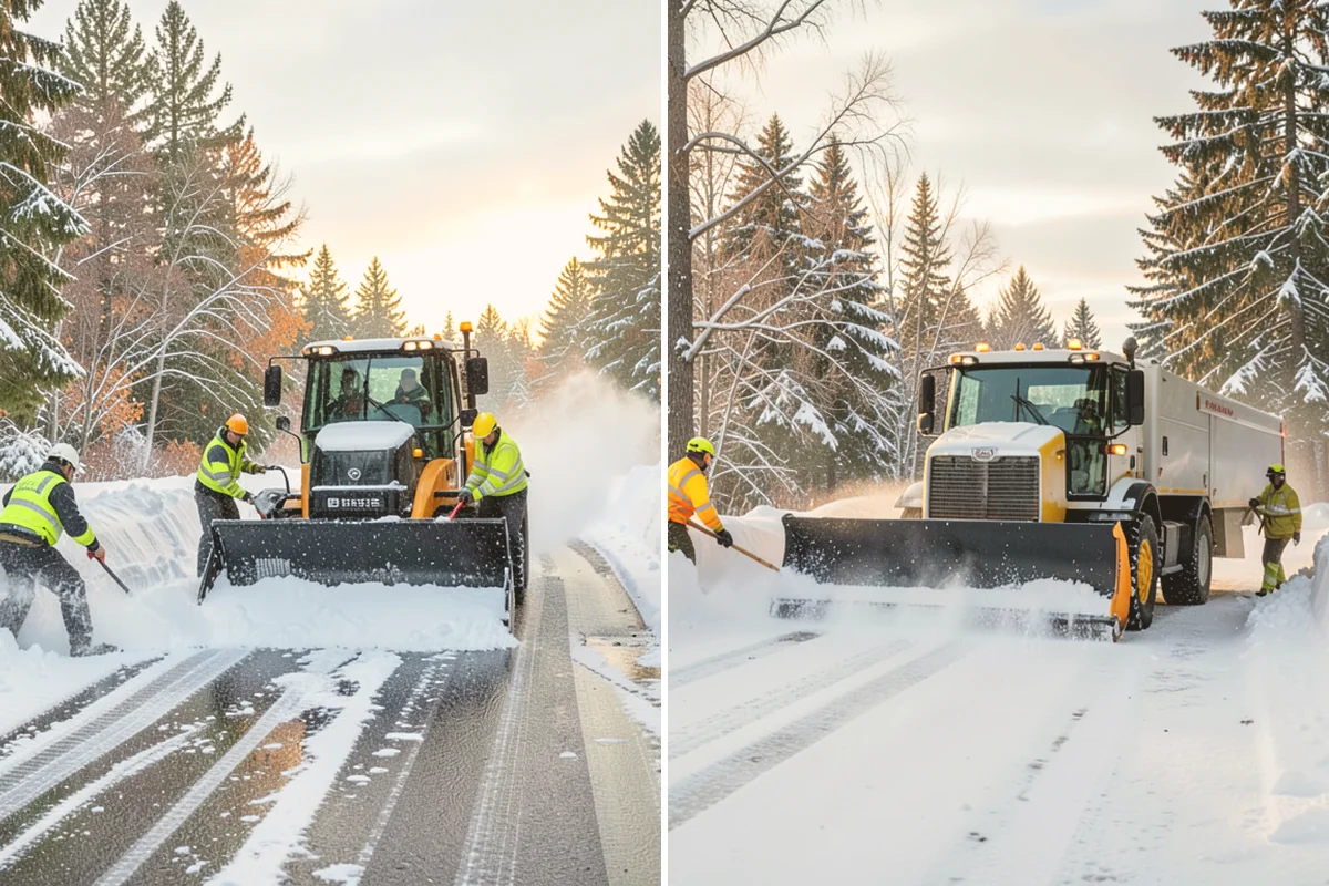 Ice Storm Response in Sammamish, King County, WA - Monitor National Weather Service ice-accretion forecasts and stage crews before onset