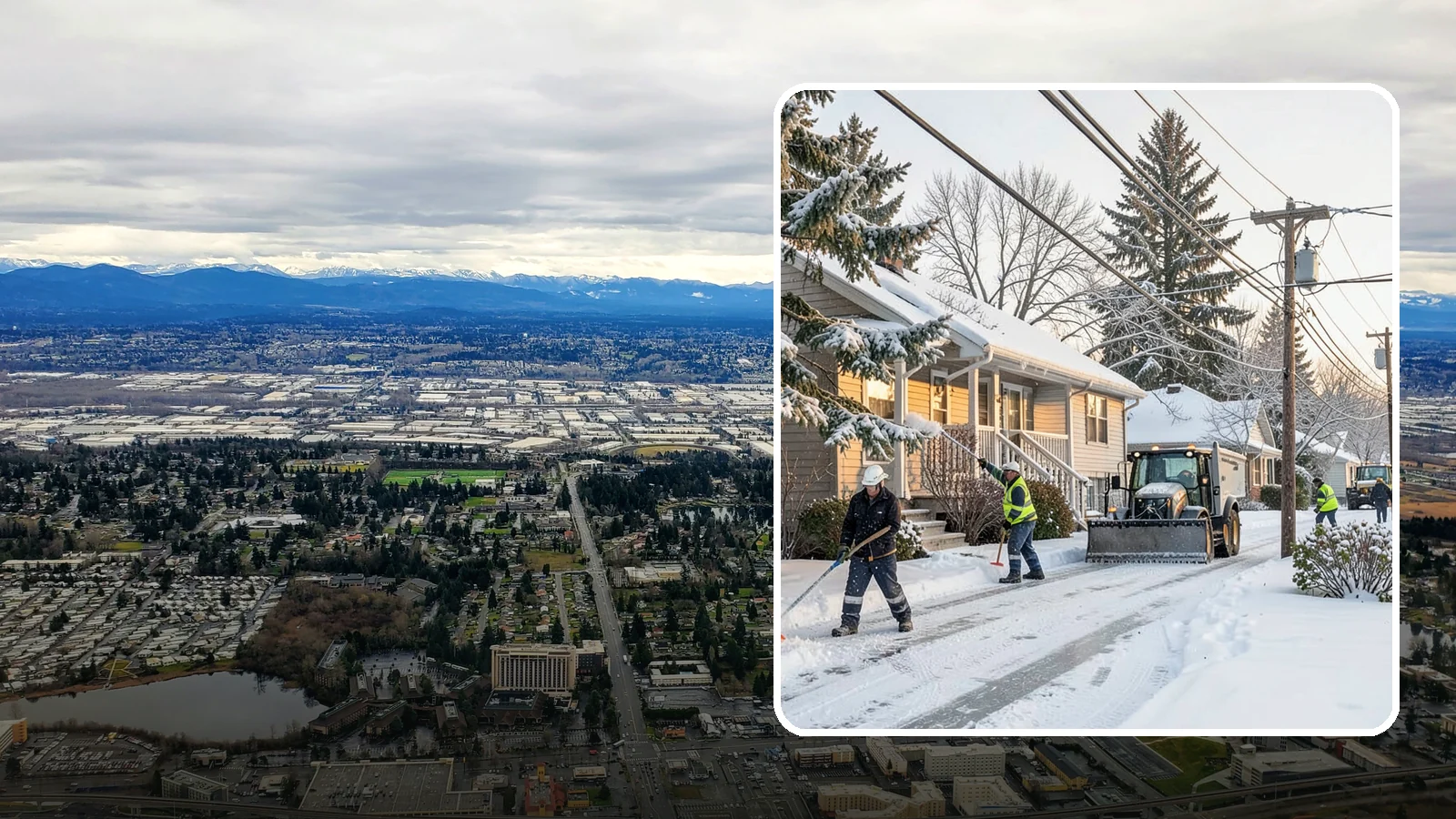 Ice Storm Response in SeaTac, King County, WA - We mobilize fast when a Western Washington ice storm glazes your property in a hard, hazardous shell.