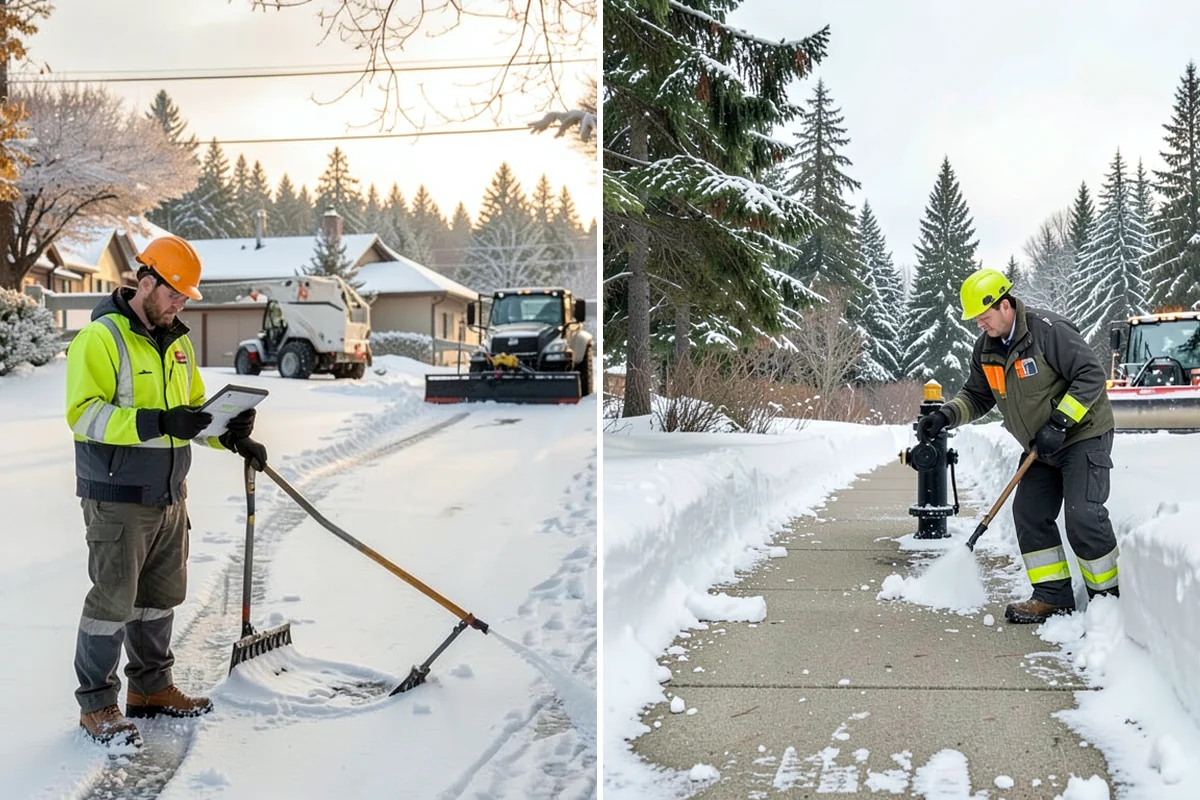 Ice Storm Response in Seattle, King County, WA - Monitor National Weather Service ice-accretion forecasts and stage crews before onset