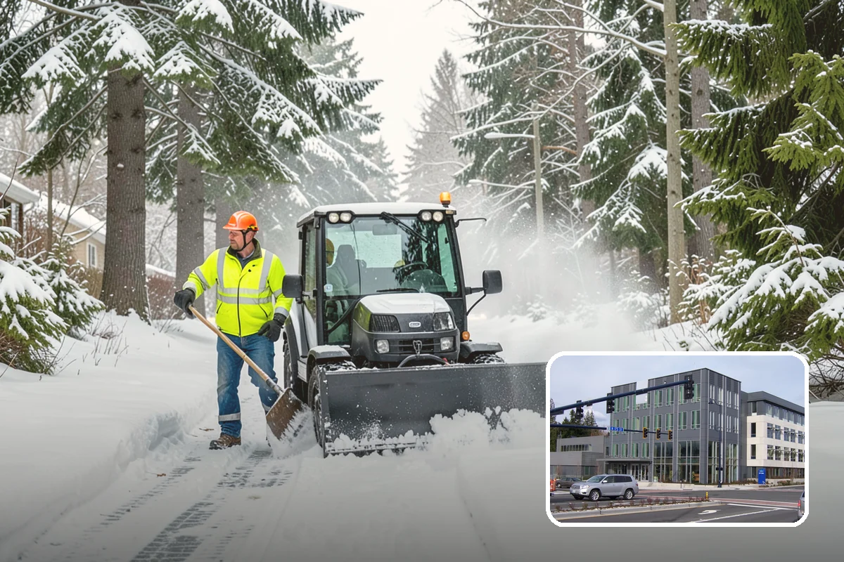 Ice Storm Response in Shoreline, King County, WA - Fast dispatch during active glazing conditions when traction disappears