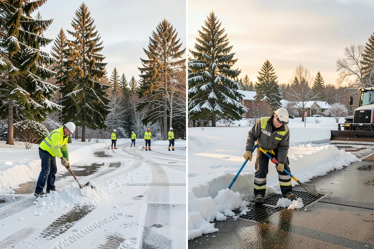 Ice Storm Response in Shoreline, King County, WA - Monitor National Weather Service ice-accretion forecasts and stage crews before onset
