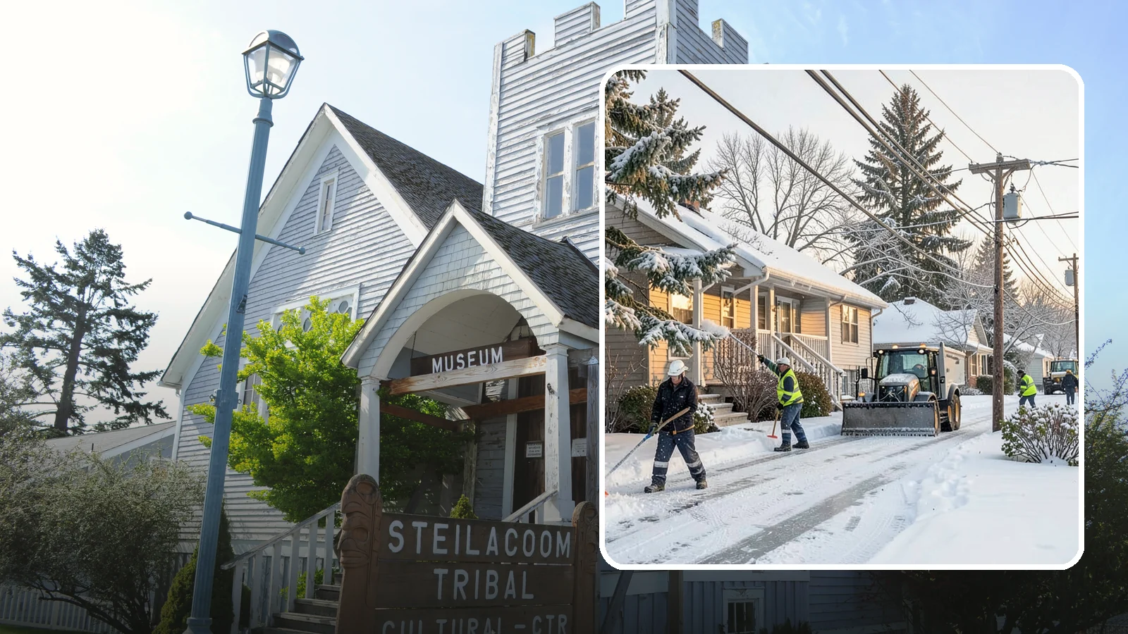 Ice Storm Response in Steilacoom, Pierce County, WA - We mobilize fast when a Western Washington ice storm glazes your property in a hard, hazardous shell.