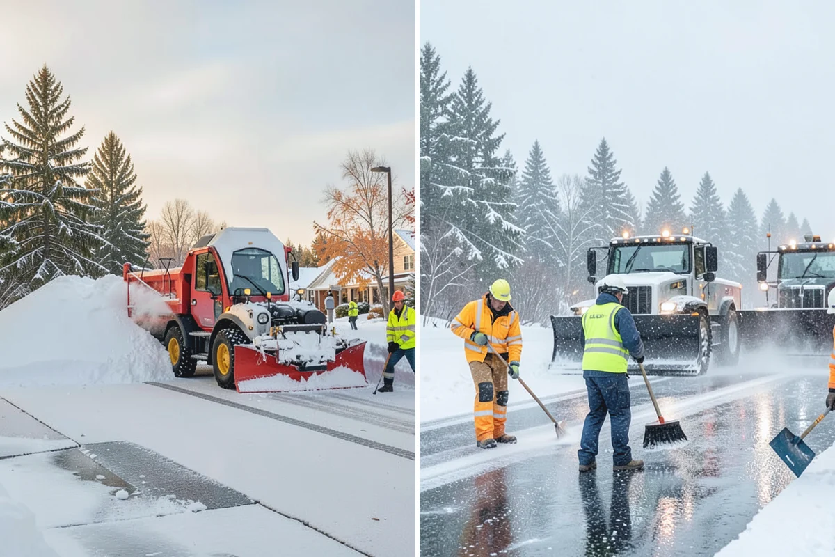 Ice Storm Response in Sumner, Pierce County, WA - Monitor National Weather Service ice-accretion forecasts and stage crews before onset