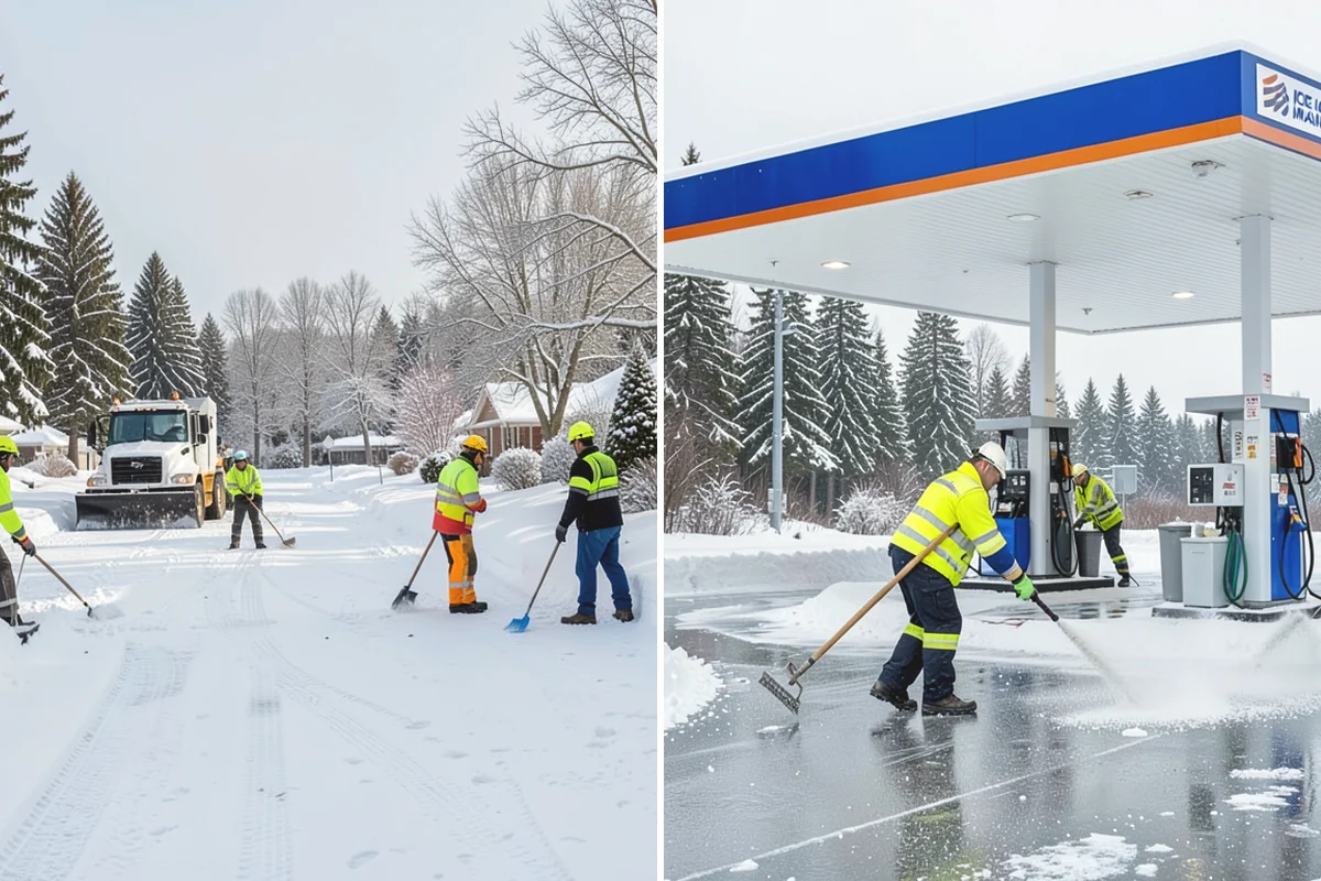 Ice Storm Response in Tukwila, King County, WA - Monitor National Weather Service ice-accretion forecasts and stage crews before onset