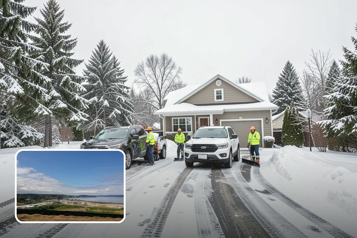 Ice Storm Response in University Place, Pierce County, WA - Fast dispatch during active glazing conditions when traction disappears