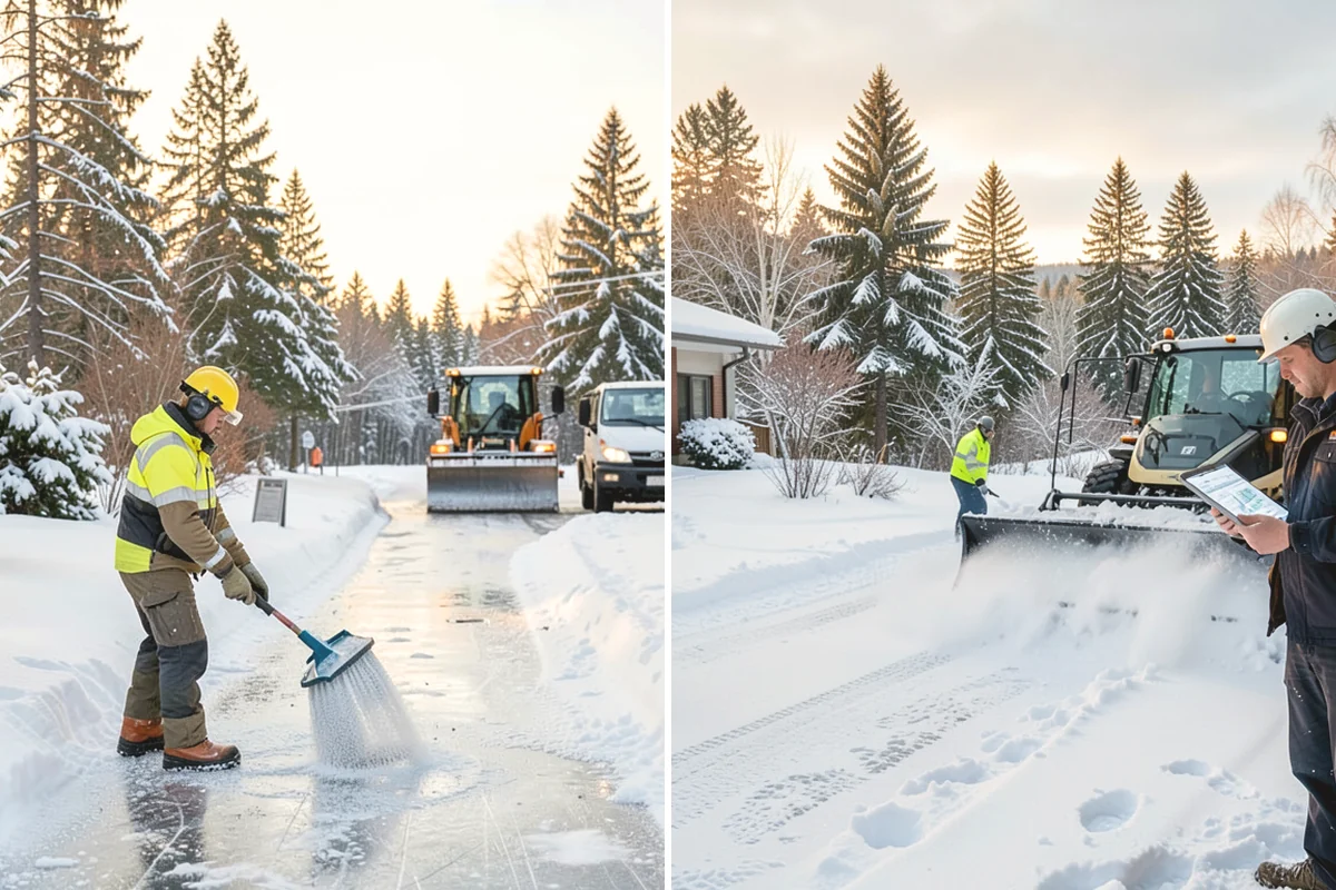 Ice Storm Response in University Place, Pierce County, WA - Monitor National Weather Service ice-accretion forecasts and stage crews before onset