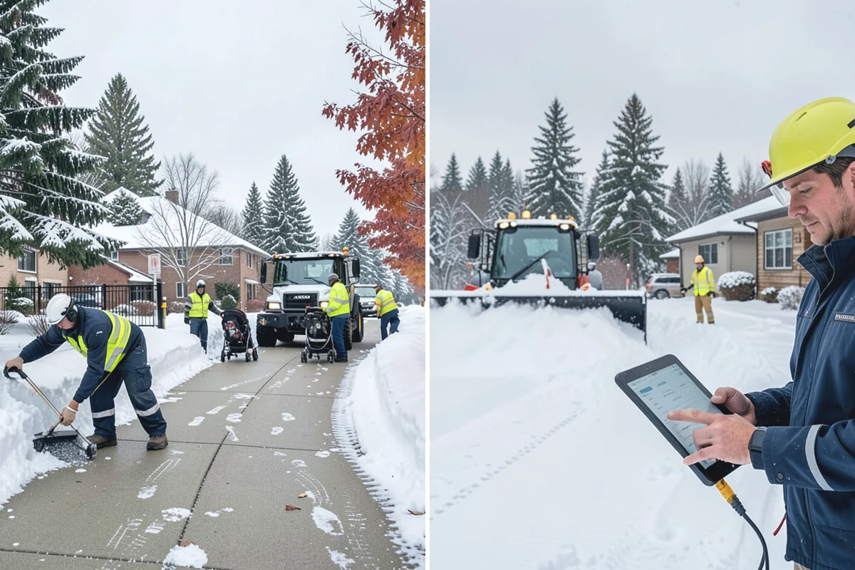 Ice Storm Response in Woodinville, King County, WA - Monitor National Weather Service ice-accretion forecasts and stage crews before onset