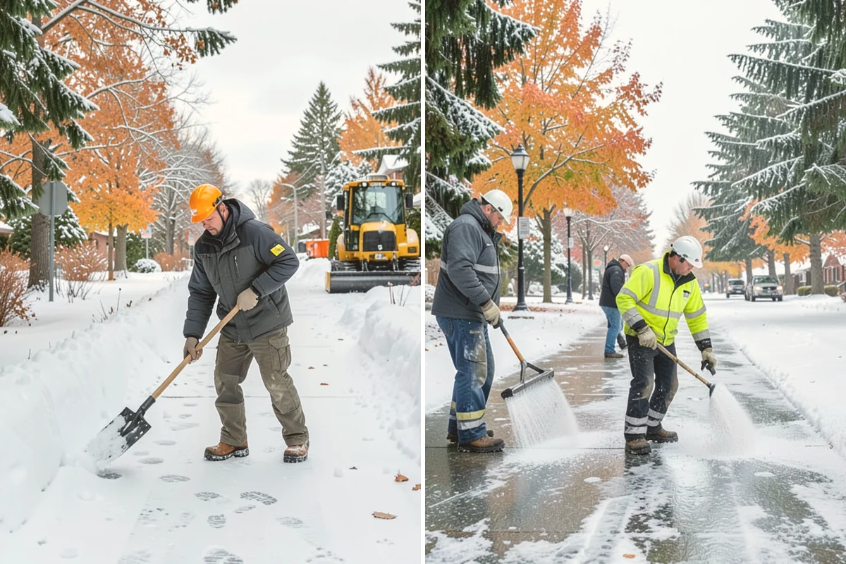 Industrial Facility Deicing in Algona, King County, WA - Assess truck lanes, walkways, and staging areas with site management