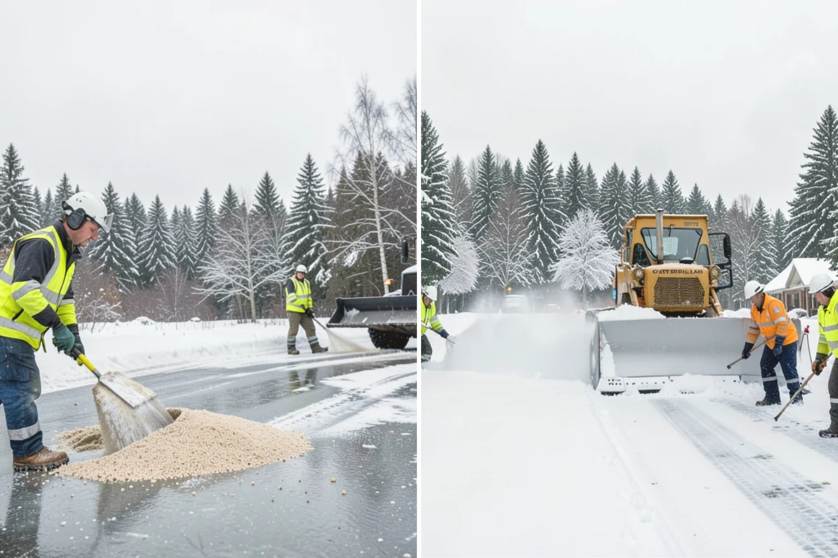 Industrial Facility Deicing in Anacortes, Skagit County, WA - Assess truck lanes, walkways, and staging areas with site management