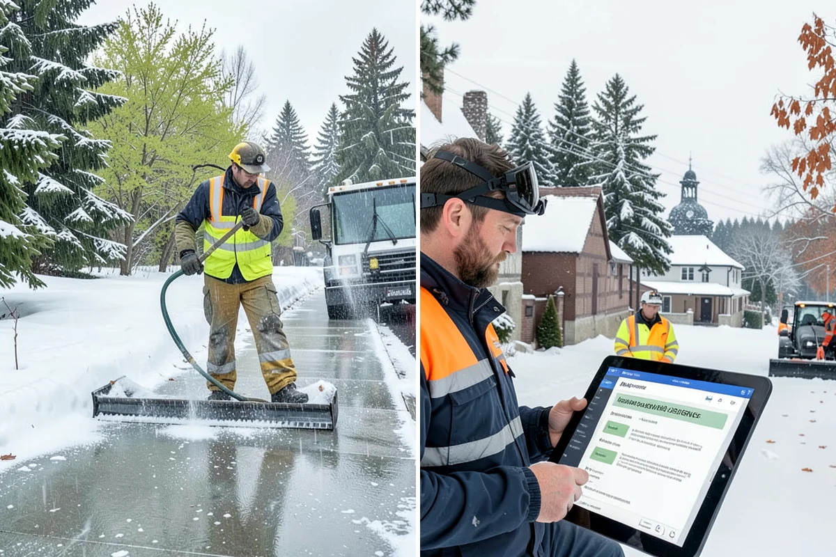 Industrial Facility Deicing in Arlington, Snohomish County, WA - Assess truck lanes, walkways, and staging areas with site management