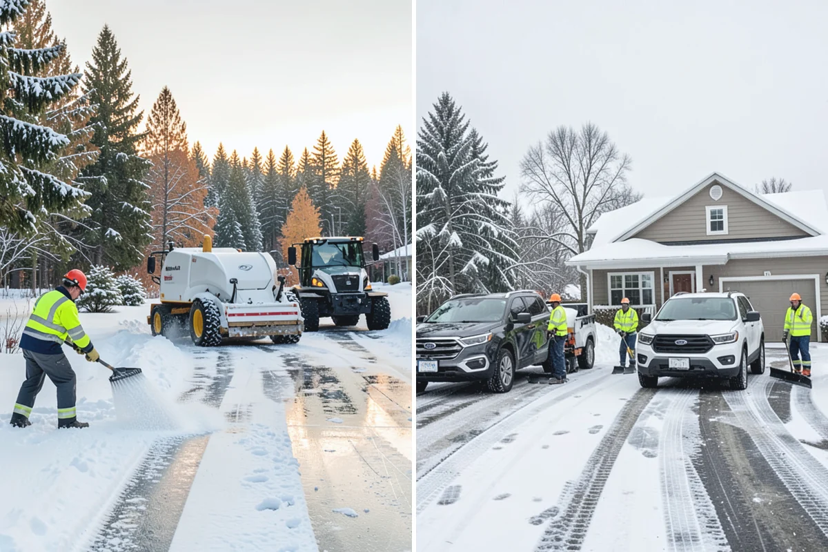 Industrial Facility Deicing in Auburn, King County, WA - Assess truck lanes, walkways, and staging areas with site management